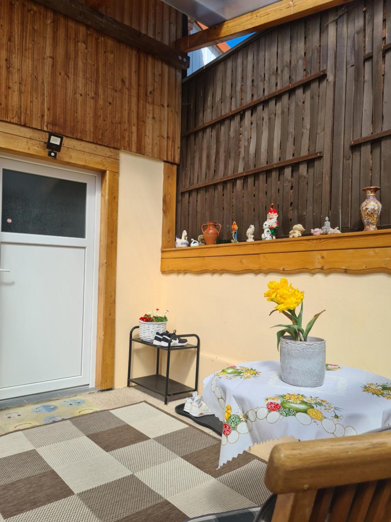 Ferienwohnung Weisskopf Alkersleben Buitenkant foto