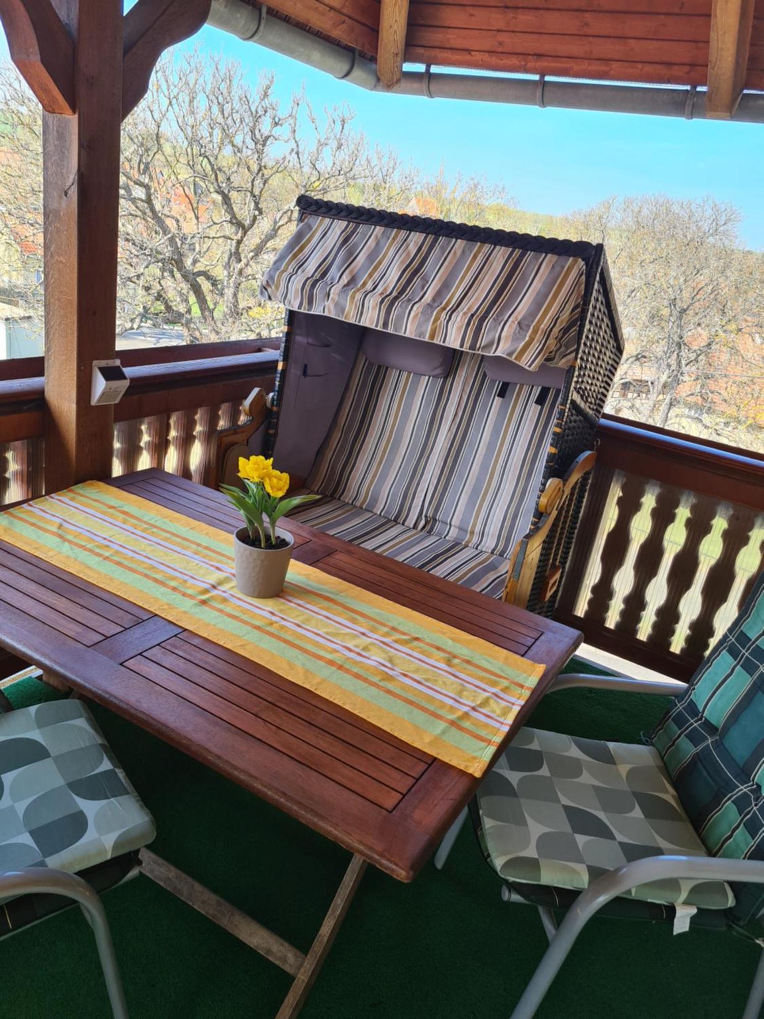 Ferienwohnung Weisskopf Alkersleben Buitenkant foto